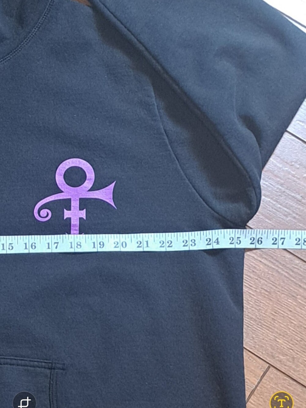 Official Prince Paisley Park Love Symbol Zip Hoodie 2017 Ladies 2XL - Picture 6 of 9